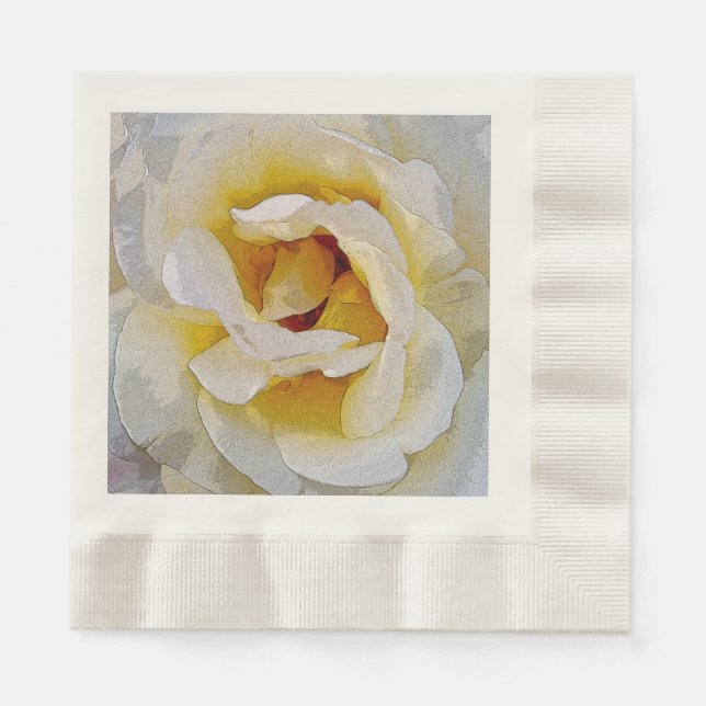 Guardanapo De Papel tons de branco a amarelo (Frente)