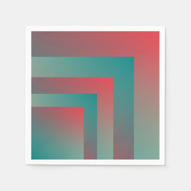 Guardanapo De Papel tons de coral (Frente)