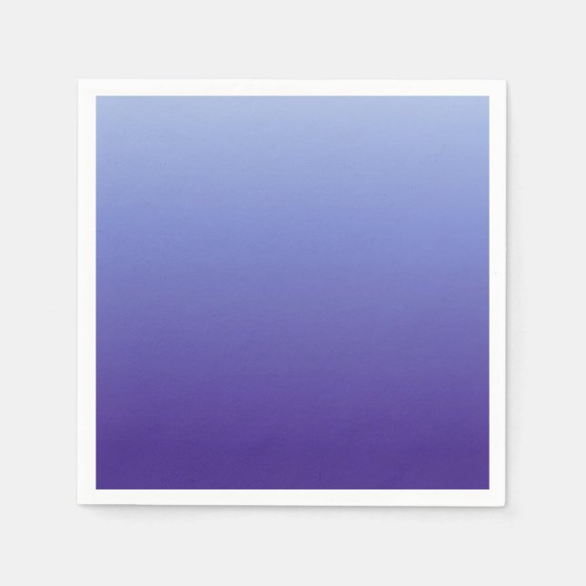 Guardanapo De Papel Tons de Violeta Periwinkle ao Azul (Frente)