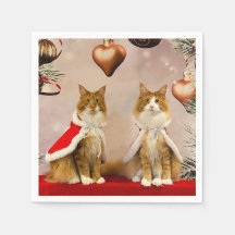 Tony e o Ursinho Holiday Napkins