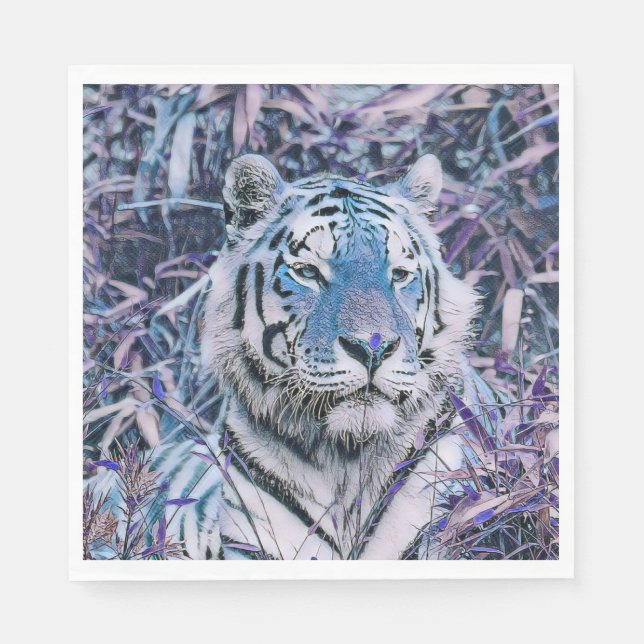 Guardanapo De Papel Toony Tiger Blue (Frente)