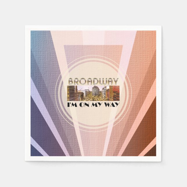Guardanapo De Papel Top Broadway Star Napkins (Frente)