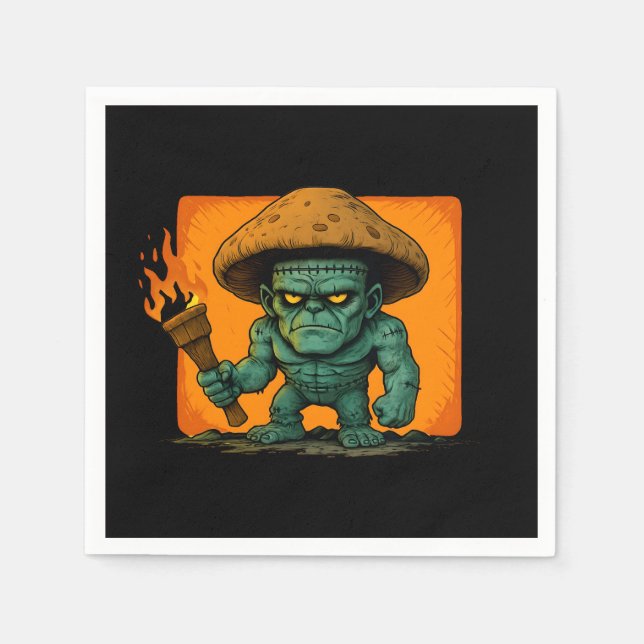 Guardanapo De Papel Torch & Temper – Mushroom Beast Design (Frente)