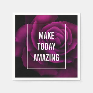 Guardanapo De Papel Torne o Rosa roxo incrível de hoje Inspiração