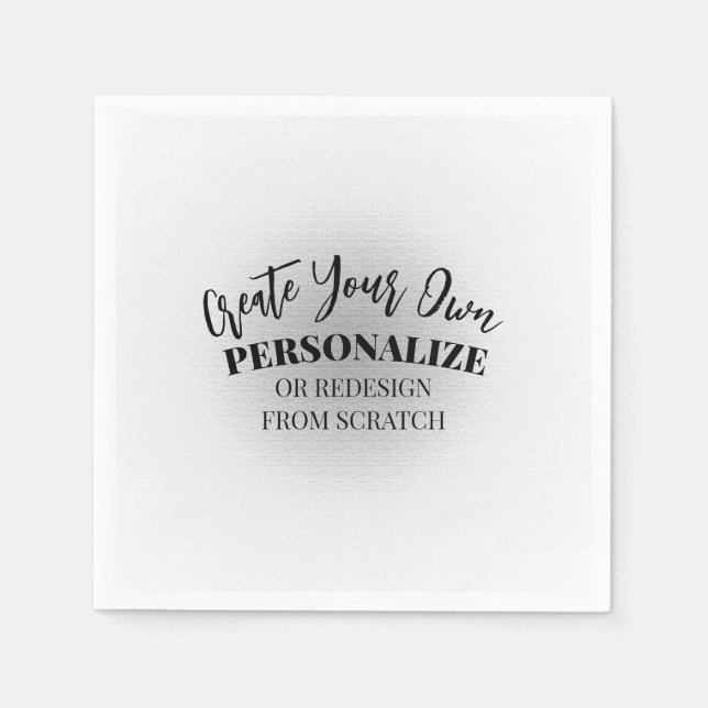 Guardanapo De Papel Torne-Se Personalizado (Frente)