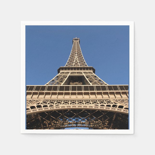 Guardanapo De Papel Torre Eiffel de Paris em França Mug (Frente)