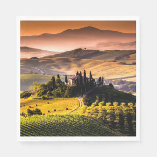 Guardanapo De Papel Toscana, Itália - fotografia da paisagem