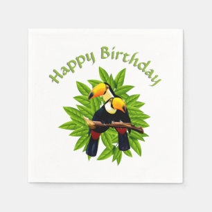 Guardanapo De Papel Toucan Duo Birthday