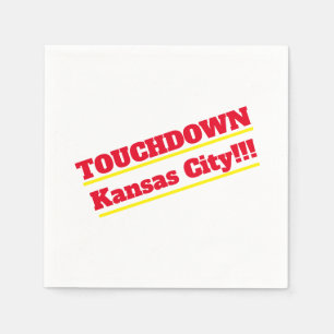 Guardanapo De Papel Touchdown Kansas City Cocktail Napkins
