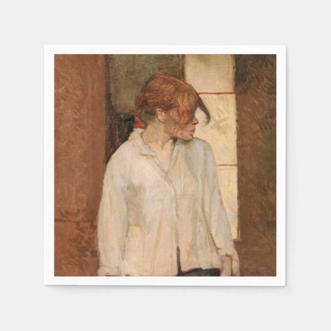 Guardanapo De Papel Toulouse-Lautrec - A Montrouge, Rosa La Rouge (Frente)