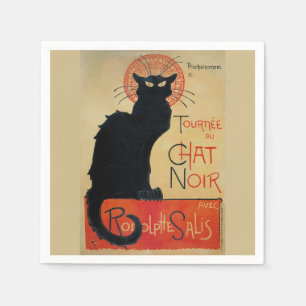 Guardanapo De Papel Tournee du Conversa Noir Steinlen