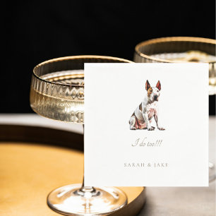 Guardanapo De Papel Touro Personalizado Terrier Pet Wedkins