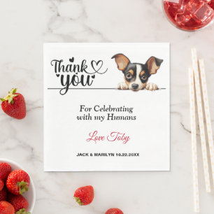 Guardanapo De Papel Toy Fox Terrier Paper Napkins