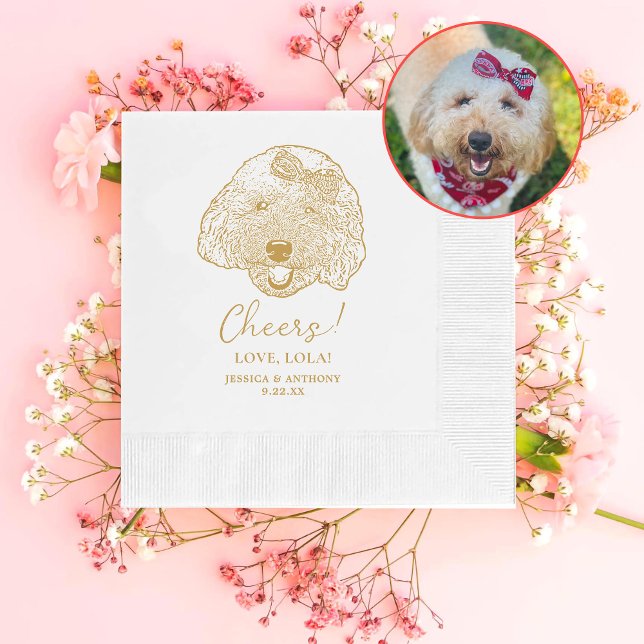 Guardanapo De Papel Toy Poodle Dog Personalizado Cheios Napkins (Criador carregado)