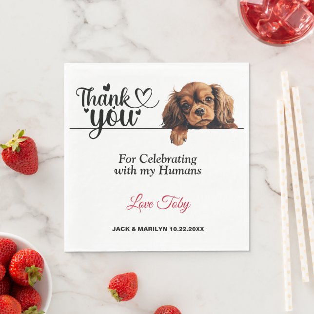 Guardanapo De Papel Toy Spaniel Paper Napkins inglês (Insitu)