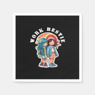 Guardanapo De Papel Trabalho Bestido Clássico - Citação Engraçada