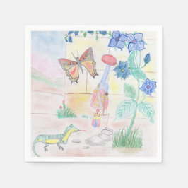 Guardanapo De Papel Trabalho de arte de Crianças Personalizadas, brinq