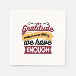 Guardanapo De Papel Trabalho de arte de Fé e Gratidão - Elevação do Cr