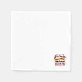 Guardanapo De Papel Trabalho de arte de Fé e Gratidão - Elevação do Cr