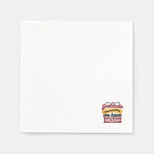 Guardanapo De Papel Trabalho de arte de Fé e Gratidão - Elevação do Cr
