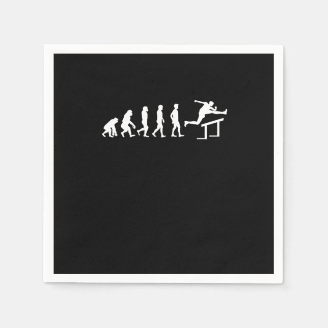 Guardanapo De Papel Track Field Running Hurdling Triathlon Runner Mara (Frente)