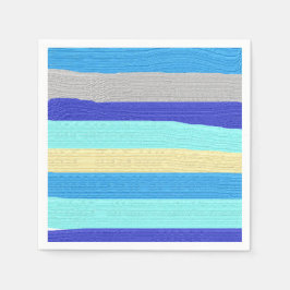 Guardanapo De Papel Traços Azuis