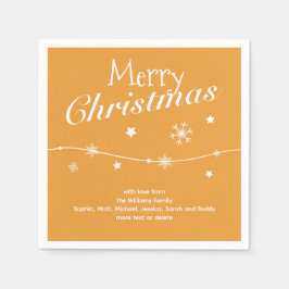 Guardanapo De Papel Tradicional - Ouro Laranja Natal Nápoles