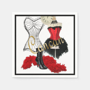 Guardanapo De Papel Traje 1 do Cancan