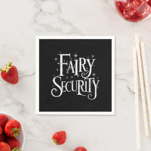 Guardanapo De Papel Traje de Halloween engraçado de segurança de fada