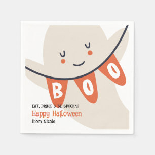 GUARDANAPO DE PAPEL TRATAMENTO DE CRIANÇAS COM BOO BOO FANTASMA