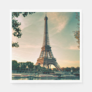 Guardanapo De Papel Travesseiro decorativo da torre Eiffel