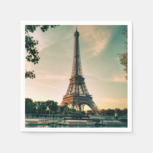 Guardanapo De Papel Travesseiro decorativo da torre Eiffel