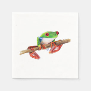 Guardanapo De Papel Treefrog árvore sapo desenho animado