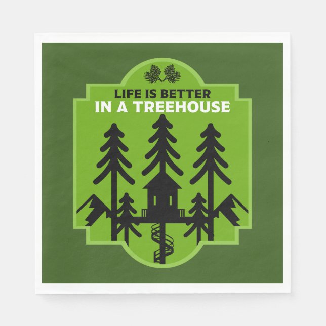 Guardanapo De Papel Treehouse Living (Frente)