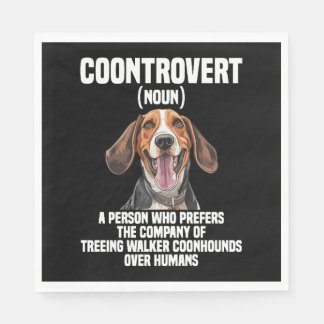 Guardanapo De Papel Treing Walker Coonhound Lover Dog Coontrovert