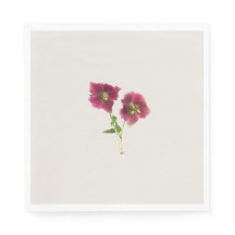 Trendy Simple Floral Napkins