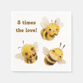 Guardanapo De Papel Três Abelhas Napkins