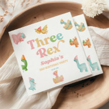 Três Dinossauros Rex 3ª Festa de aniversário