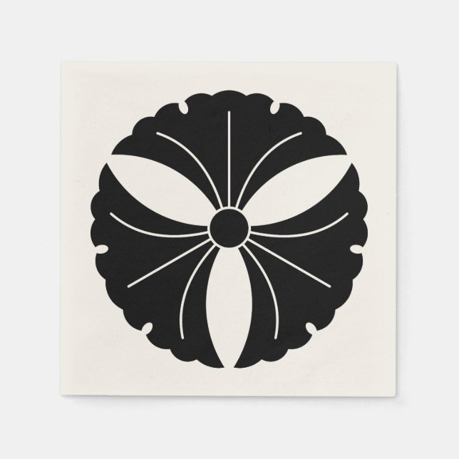 Guardanapo De Papel Três folhas de ginkgo (Frente)