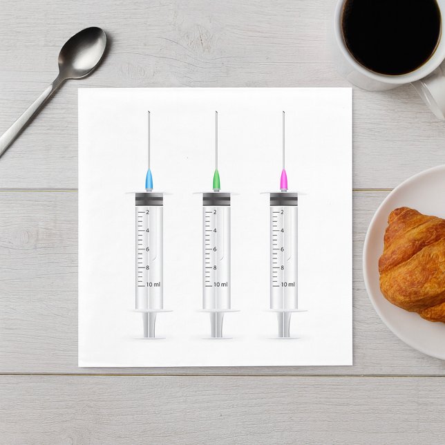 Guardanapo De Papel Três Seringas (Criador carregado)