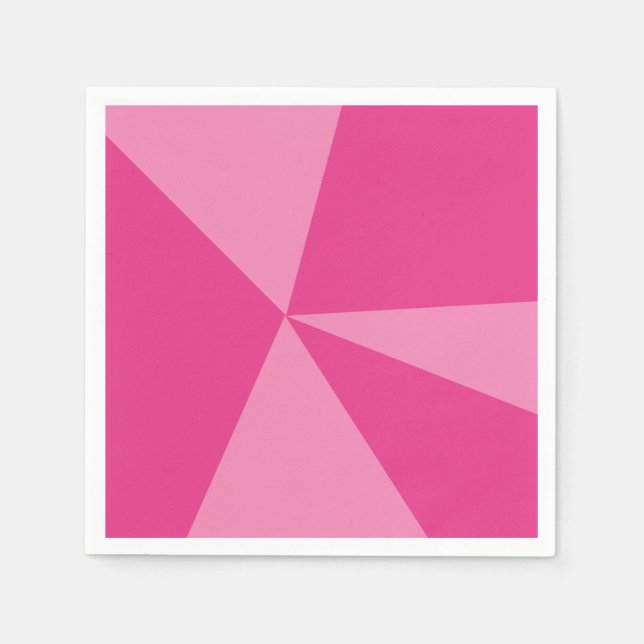 Guardanapo De Papel Triângulos padrão geométrico (Frente)