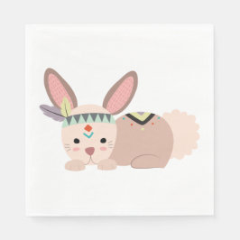 Guardanapo De Papel Tribal Bunny Napkin