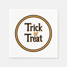 Guardanapo De Papel Trick or Treat Halloween