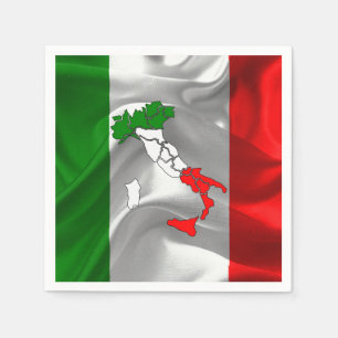 Guardanapo De Papel Tricolor italiano