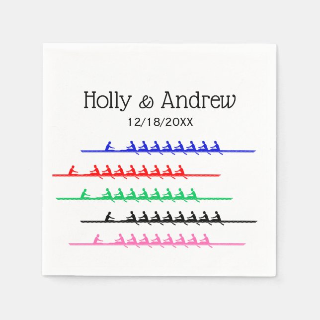 Guardanapo De Papel Tripulações de Corrida de Tripulação em Remoção -  (Frente)