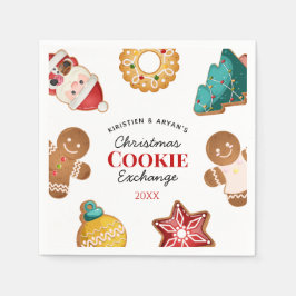 Guardanapo De Papel Trocas de Biscoitos de Natal Personalizados Ginger