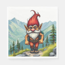 Guardanapo De Papel Troll Hiking in Norway, Napkins