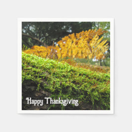 Guardanapo De Papel Tronco de Árvore em Moisés Lush - Ação de Graças P