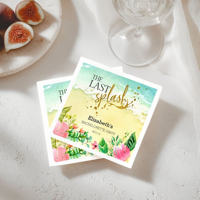 Guardanapo De Papel Tropical A última Festa de solteira (Criador carregado)