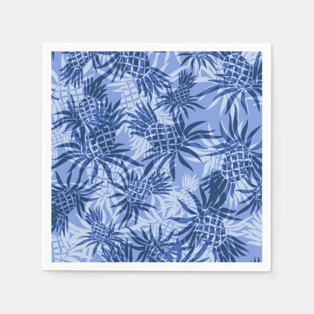 Guardanapo De Papel Tropical de Pineapple Camo Hawaiian (Frente)